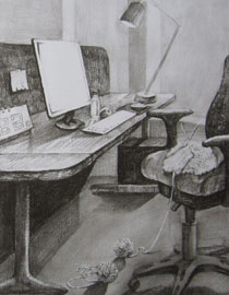 清华大学美术学院2014年设计类素描优秀试卷11