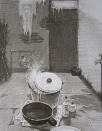 清华大学美术学院2014年设计类素描优秀试卷15