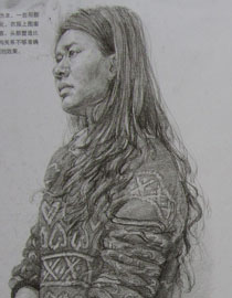 清华大学美术学院2014年造型类素描优秀试卷14