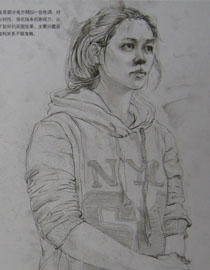 清华大学美术学院2014年造型类素描优秀试卷27