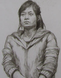 清华大学美术学院2014年造型类素描优秀试卷6