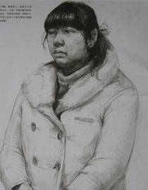 清华大学美术学院2014年造型类素描优秀试卷8