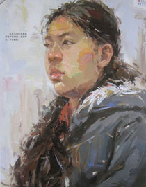 2014年中国美术学院造型图媒类色彩优秀试卷6