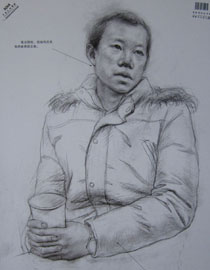 2014年中国美术学院素描优秀试卷8