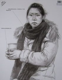 2014年中国美术学院素描优秀试卷16