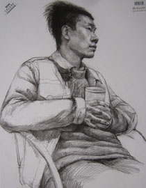 2014年中国美术学院素描优秀试卷39