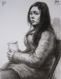 2014年中国美术学院素描优秀试卷46