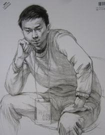 2014年中国美术学院素描优秀试卷44