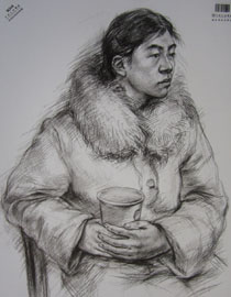 2014年中国美术学院素描优秀试卷57