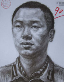 2014年四川美术学院造型类素描优秀试卷2