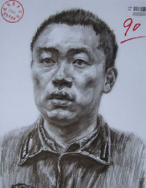 2014年四川美术学院造型类素描优秀试卷4