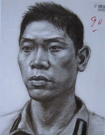 2014年四川美术学院造型类素描优秀试卷40