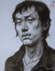 2014年四川美术学院造型类素描优秀试卷44