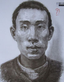 2014年四川美术学院造型类素描优秀试卷54