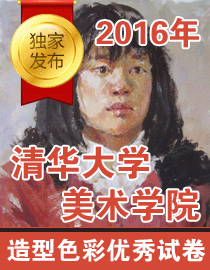 2016清华大学美术学院造型色彩优秀试卷