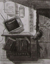 2016清华大学美术学院设计素描优秀试卷38