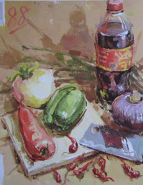 2016年四川美术学院造型色彩高分试卷20
