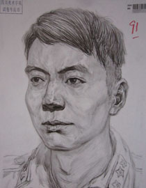 2016年四川美术学院造型素描高分试卷45