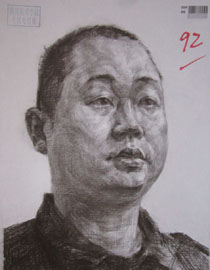 2016年四川美术学院造型素描高分试卷50