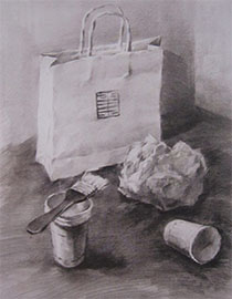 2016年西安美术学院素描优秀试卷35