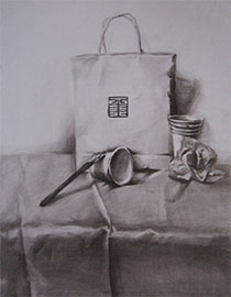 2016年西安美术学院素描优秀试卷68