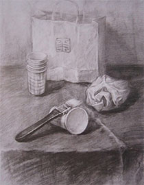 2016年西安美术学院素描优秀试卷70