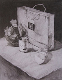 2016年西安美术学院素描优秀试卷71