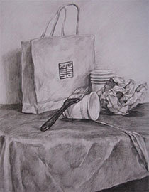 2016年西安美术学院素描优秀试卷93