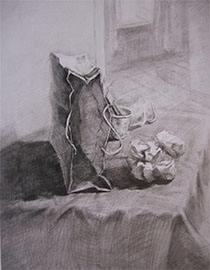 2016年西安美术学院素描优秀试卷44