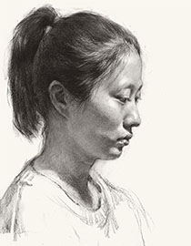 北京博艺画室素描人像4