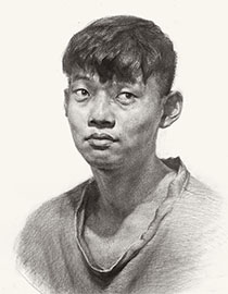 北京博艺画室素描人像5