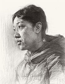 北京博艺画室素描人像8